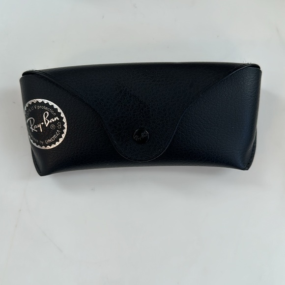 Ray Ban Tortoise Rounded Polarized Wayfarer Sunglasses - Picture 3 of 4